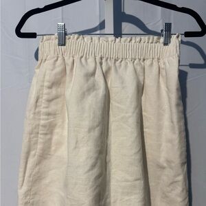 J. Crew Cream Mini Skirt Size 0